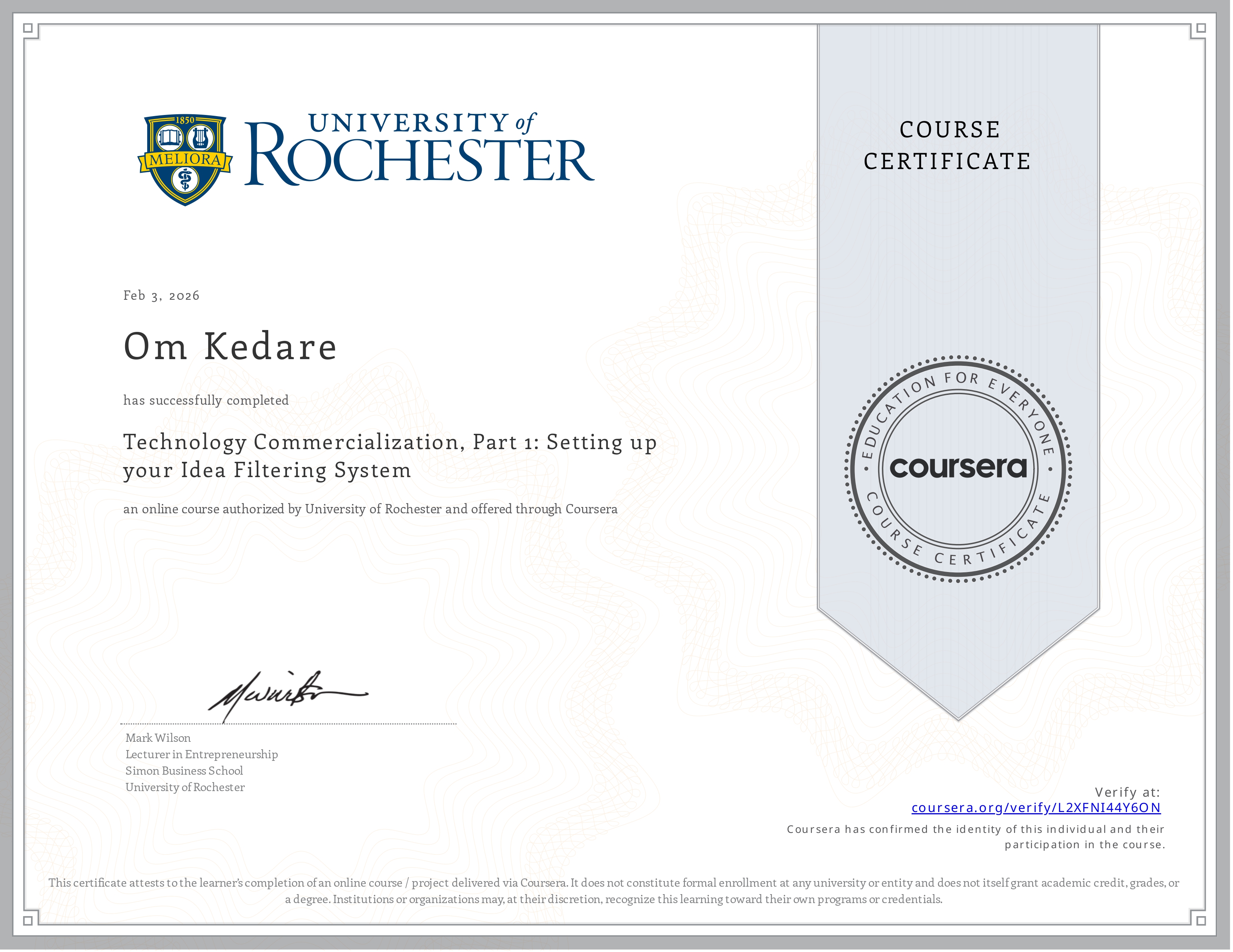 Technology Commercialization, Part 1: Setting up your Idea Filtering System